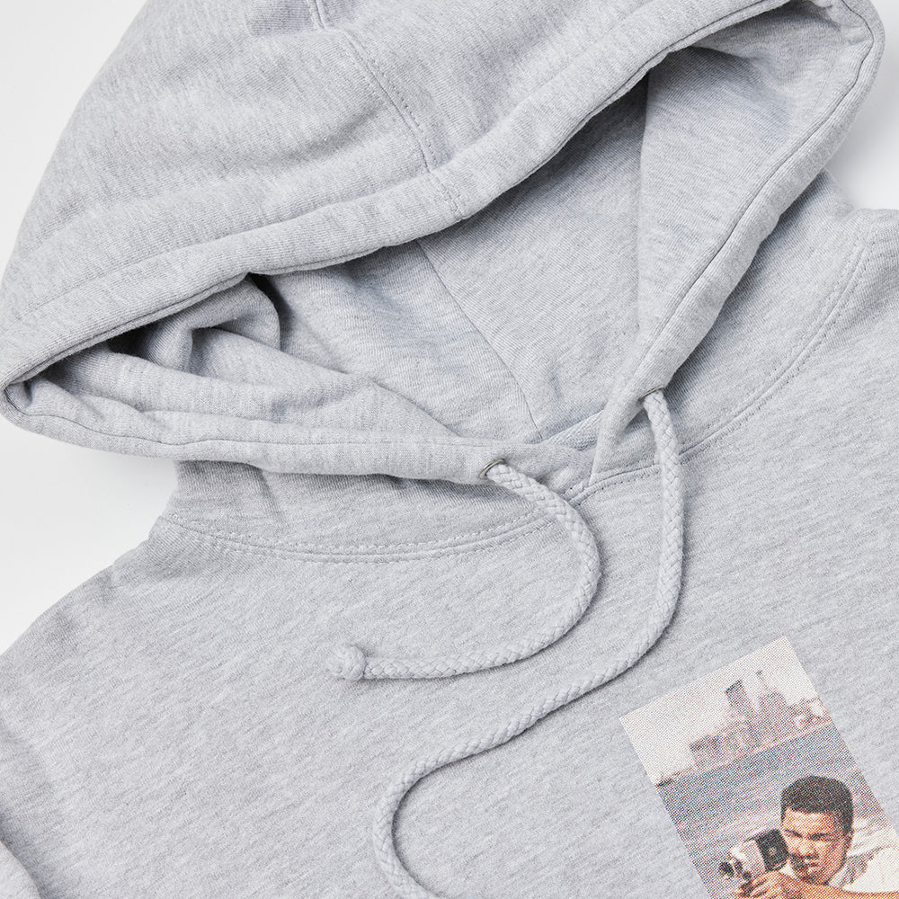 North Ali Super 8mm Hoodie - Heather Grey