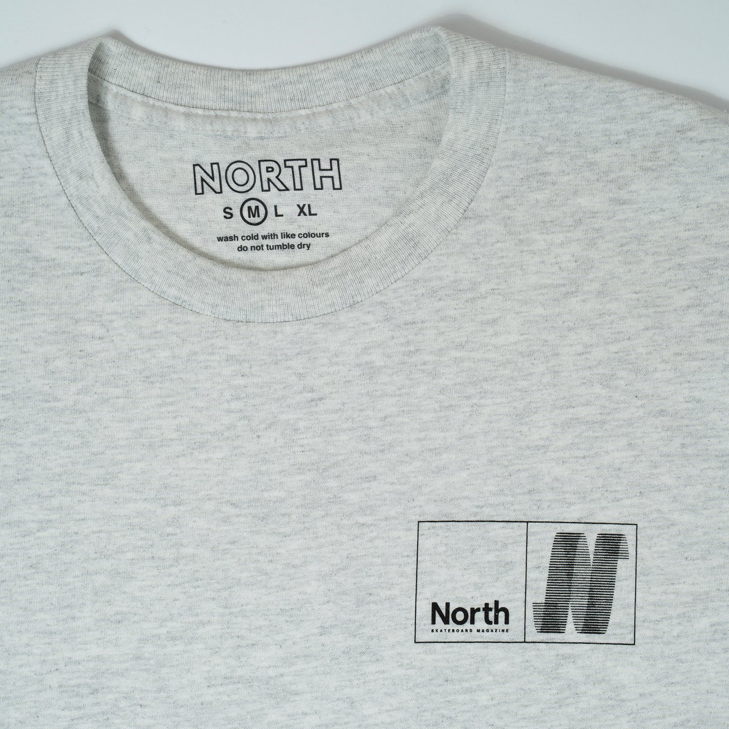 North N Logo T-shirt - Ash/Black