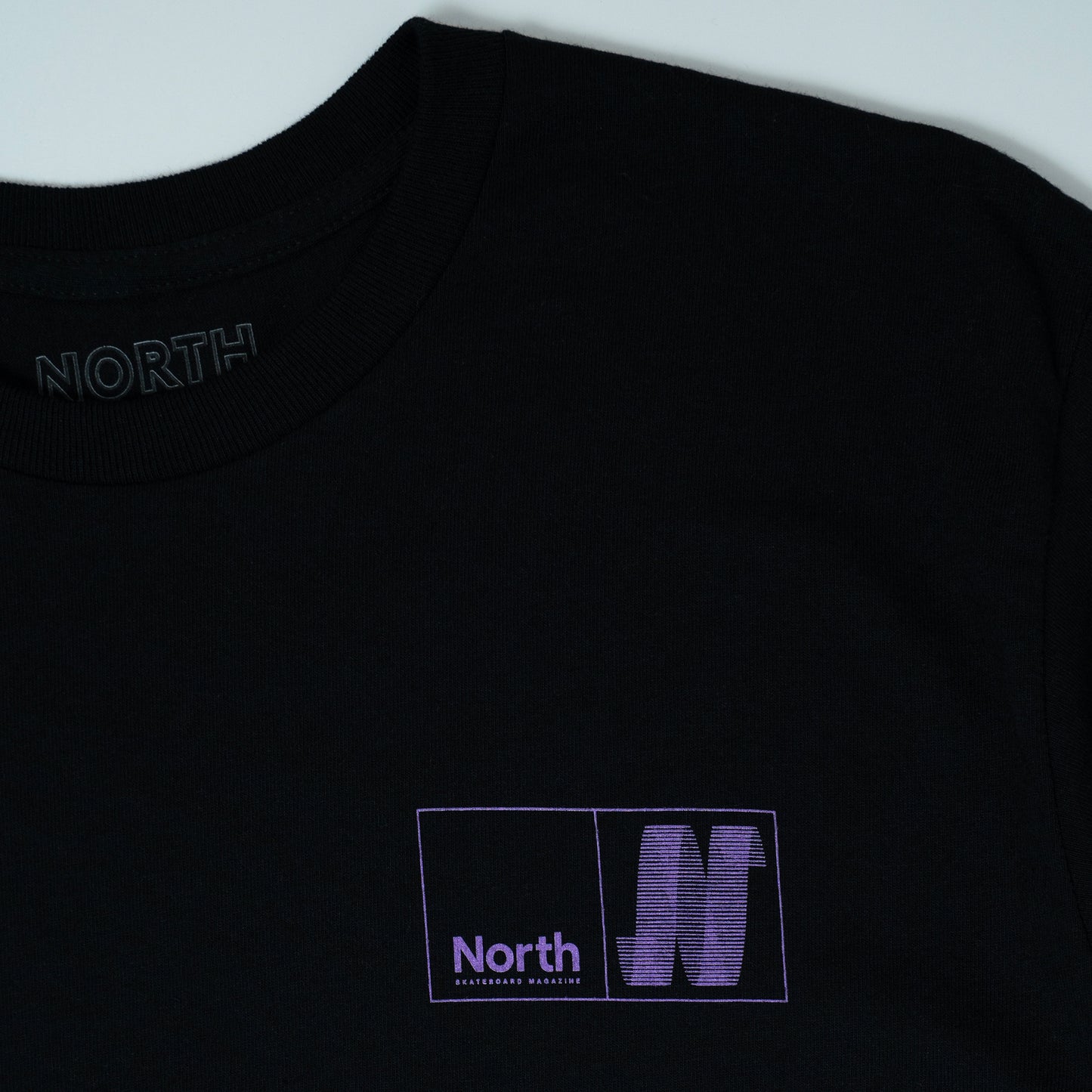 North N Logo T-shirt - Black/Grape