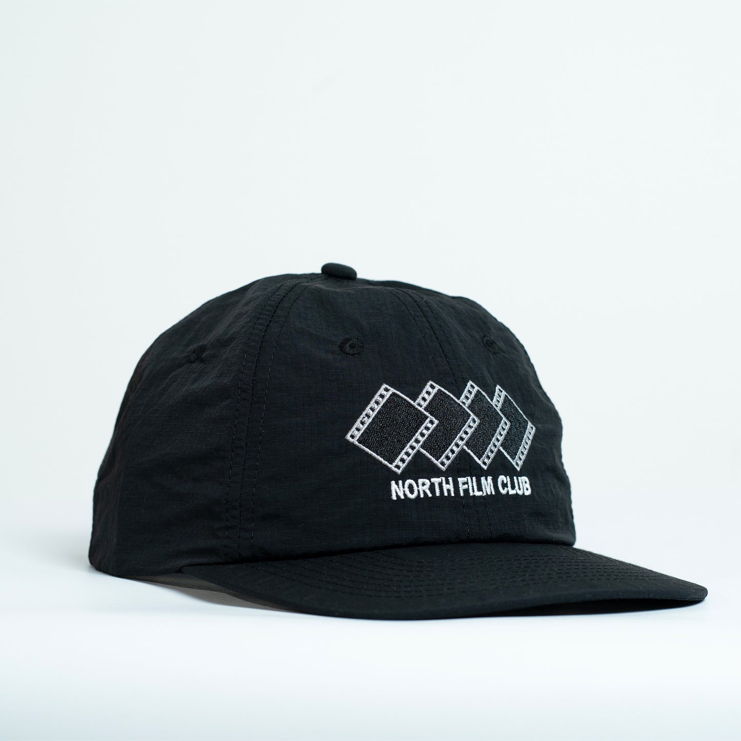 North Film Club Cap - Black Ripstop