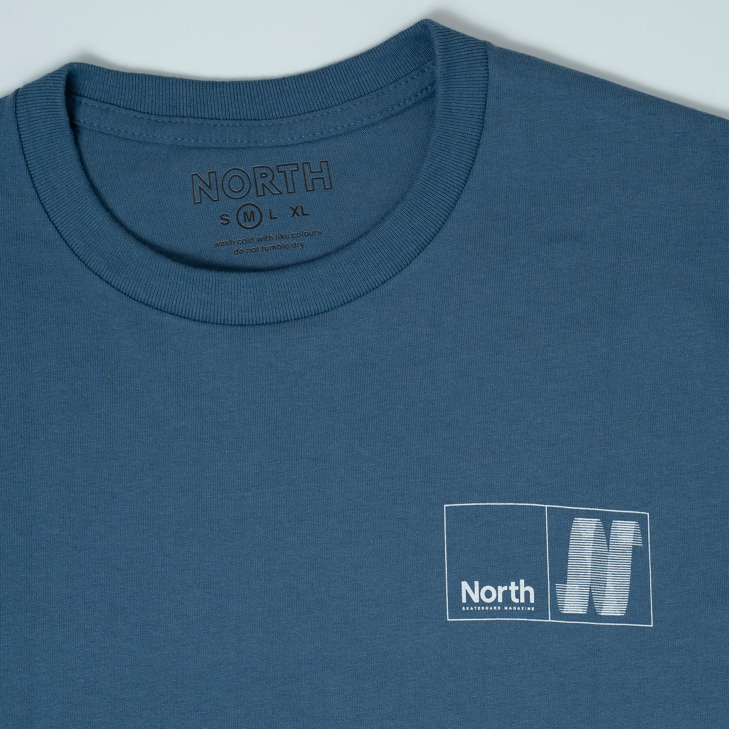 North N Logo T-shirt - Indigo/White