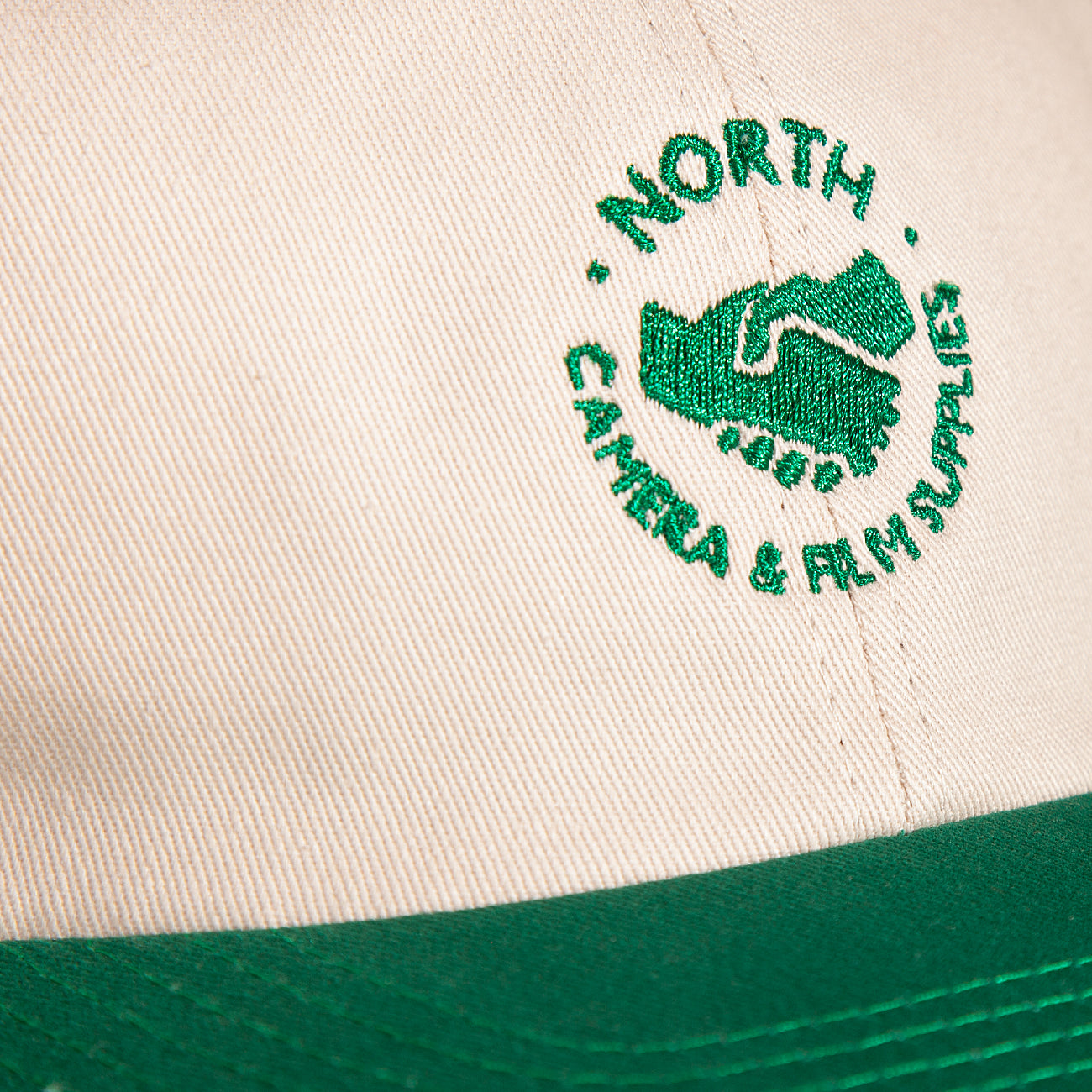 North Supplies Logo Cap - Cream/Green