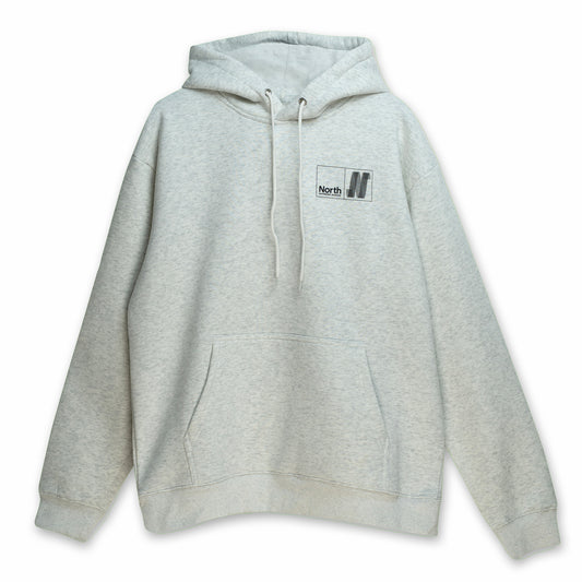North N Logo Hoodie - Ash/Black
