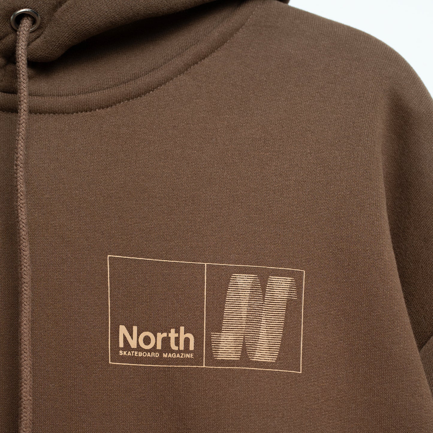North N Logo Hoodie - Brown/Sand