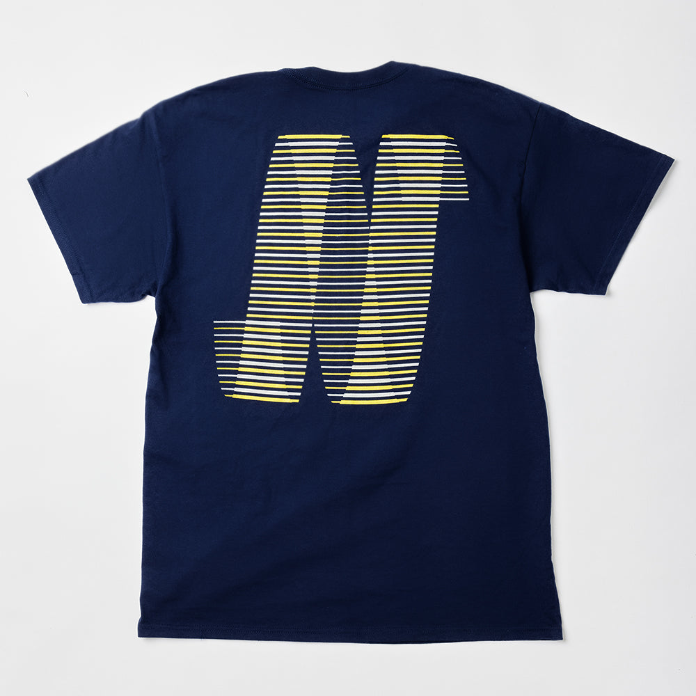 North N Logo T-shirt - Navy/Amber/Smoke
