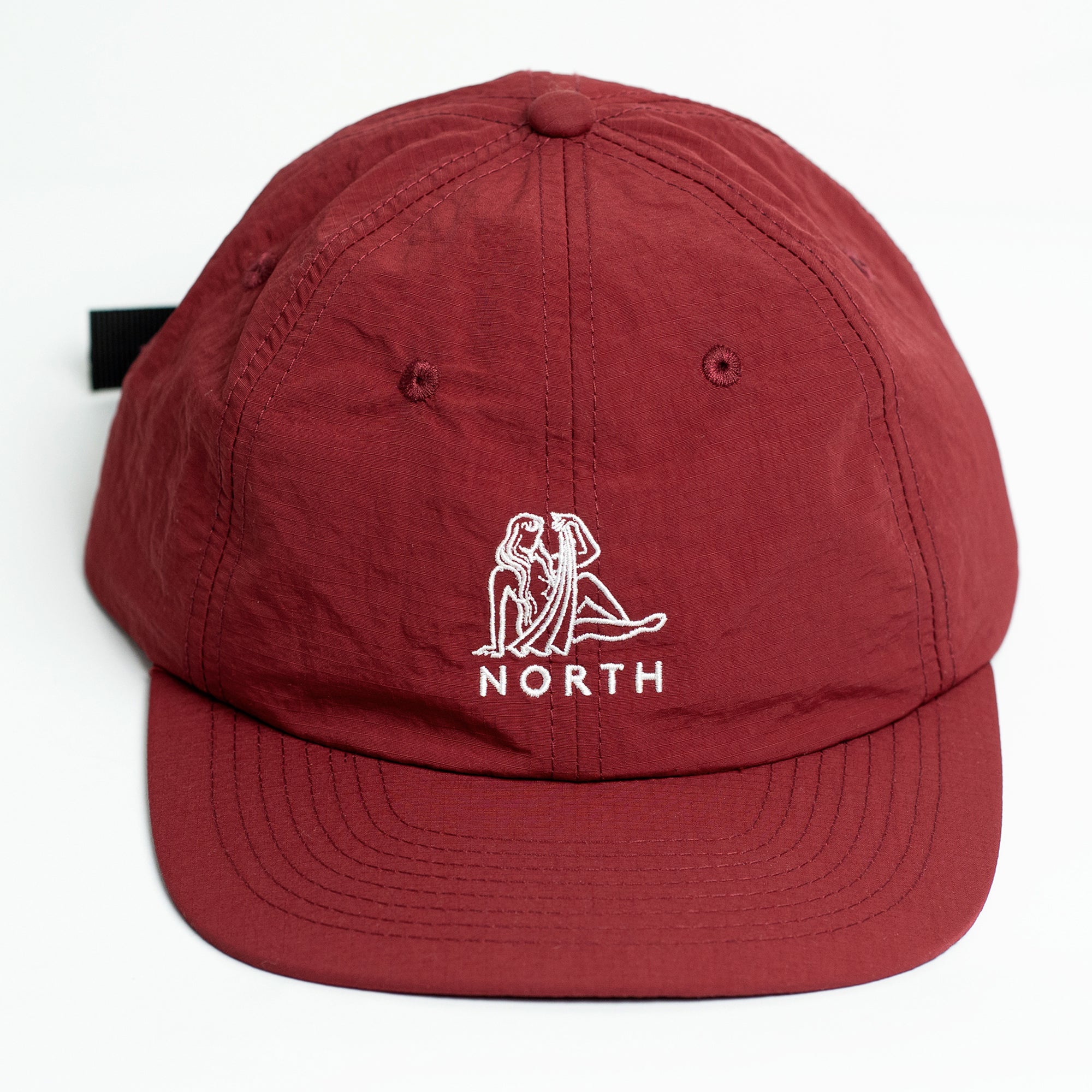 North Zodiac Cap - Burgundy Ripstop – northskatemag