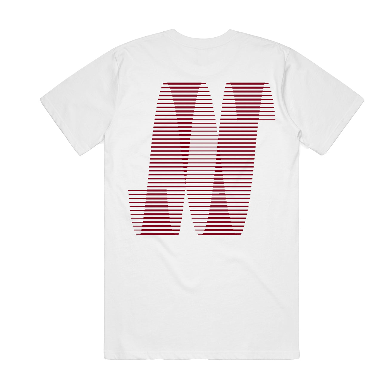 North N Logo T-Shirt - White/Crimson