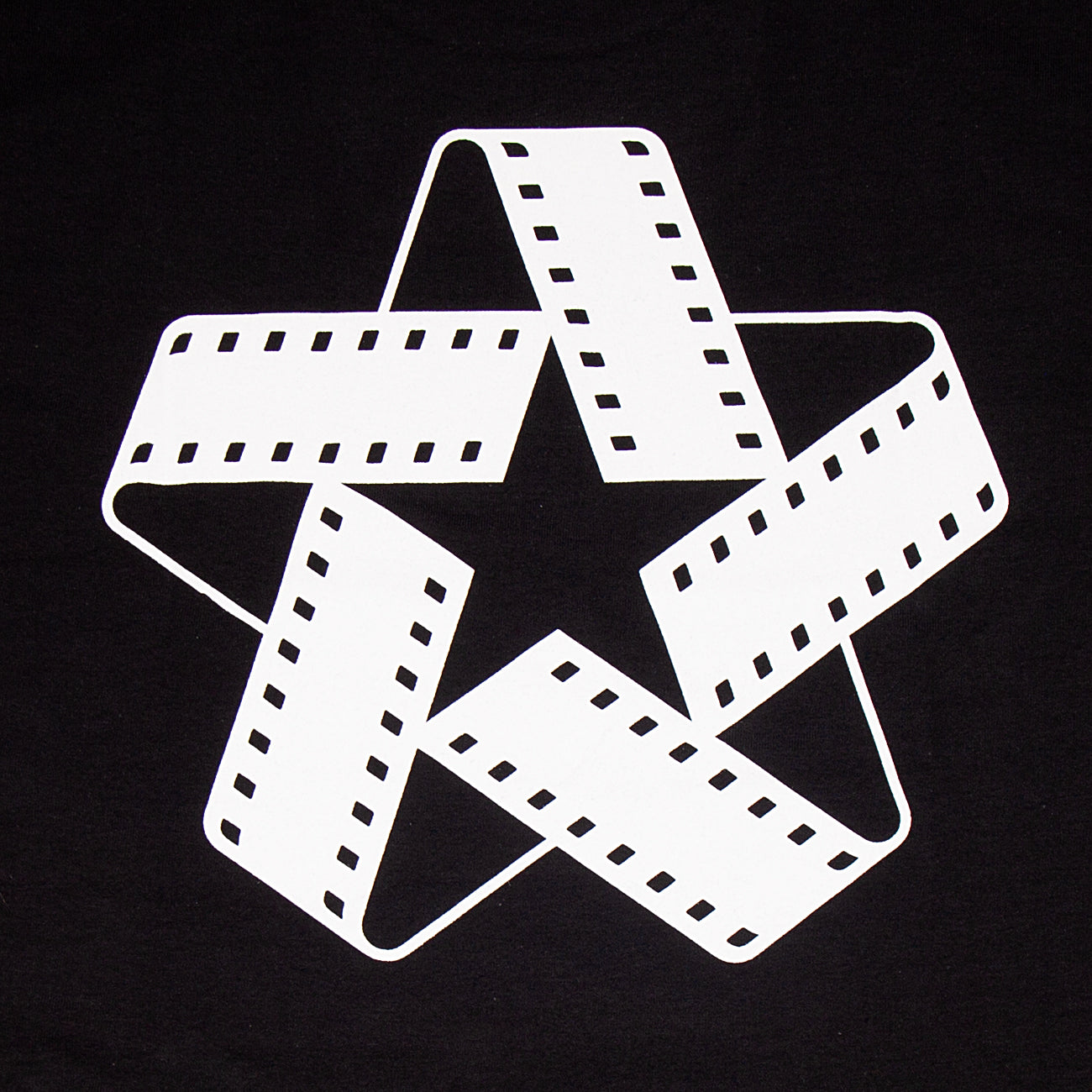 North Film Star Logo T-Shirt - Black/White