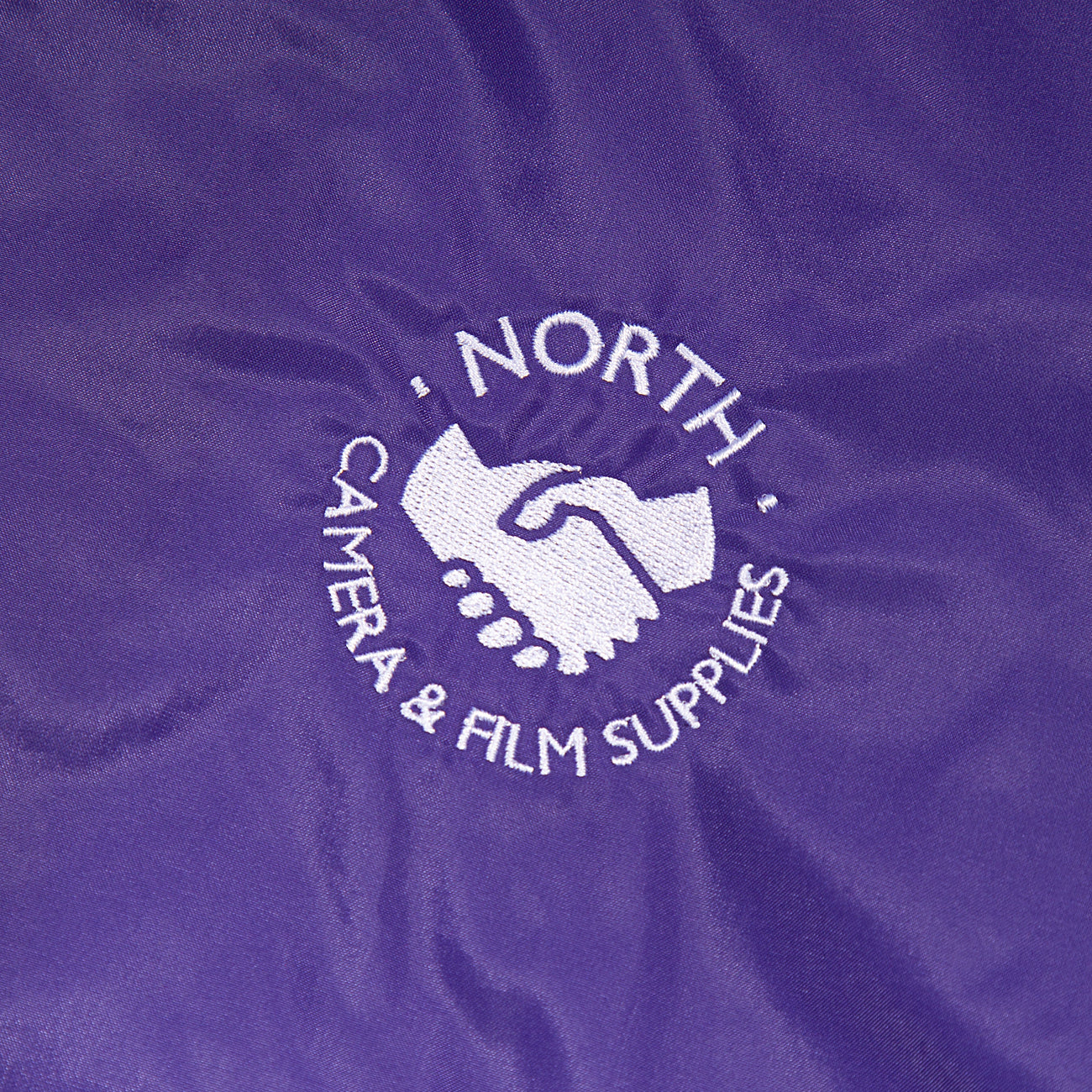 North Supplies Logo Coach Jacket - Purple/White