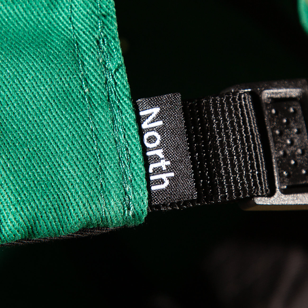 North N Logo Cap - Green/Light Navy