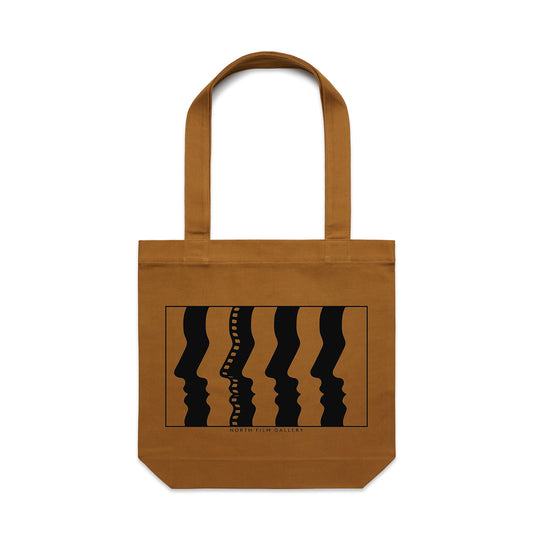 North Film Gallery Tote Bag - Brown/Black