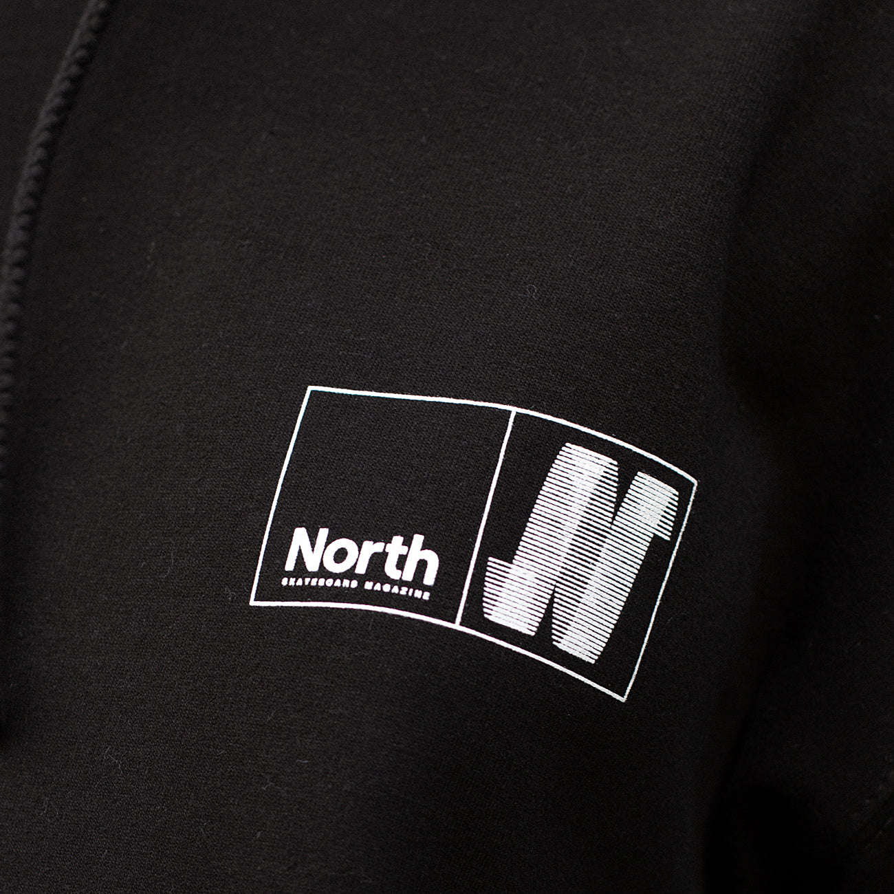 North N Logo Hoodie - Black/White