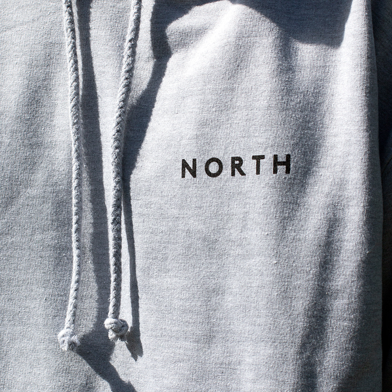 North Film Star Logo Hoodie - Grey/Black