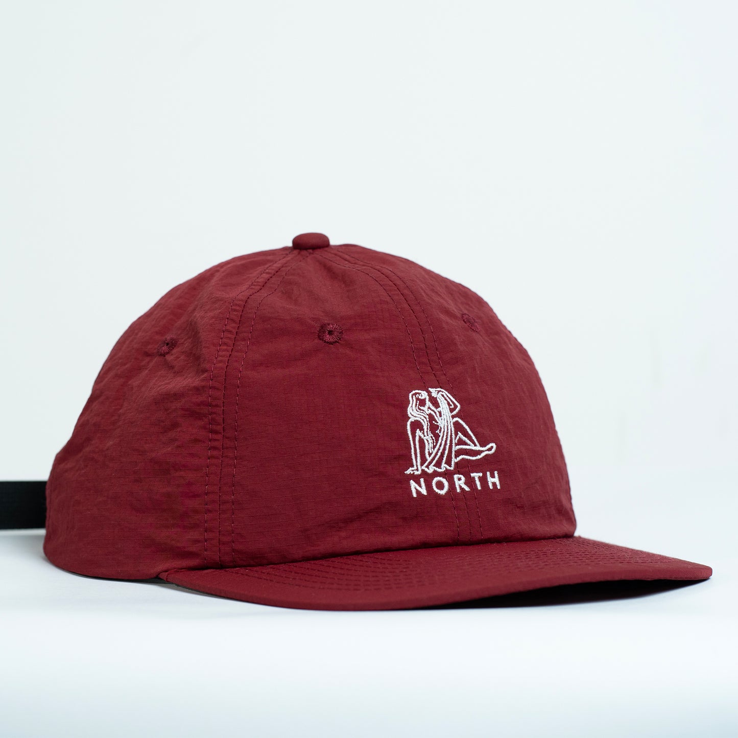 North Zodiac Cap - Burgundy Ripstop